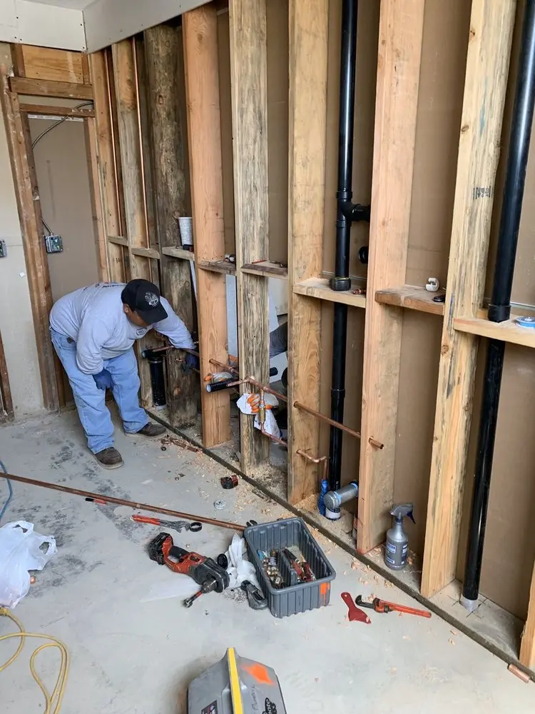 Commercial rough-in plumbing for Commercial Plumbing in Huntington Bay